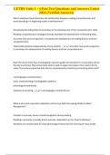 LETRS Units 1 - 4 Post Test Questions and Answers Latest 2024 &lpar;Verified Answers&rpar;