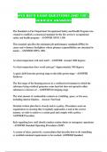 NYS BEFO EXAM QUESTIONS AND 100&percnt; VERIFIED ANSWERS