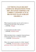 CST NBSTSA EXAM 2024-2025 COMPLETE 300 QUESTIONS WITH 100&percnt; DETAILED VERIFIED AND  CORRECT ANSWERS ACTUAL  BRAND-NEW EXAM ALREADY GRADED A&plus;