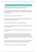 CST- NBSTSA app Exams-Questions with Correct Answers&sol;Verified