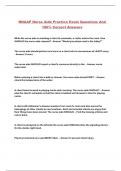NNAAP Nurse Aide Practice Exam Questions And 100&percnt; Correct Answers