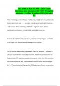 HSI YMCA BLS EXAM &ndash; 2024 Exam Questions and answers with 100&percnt; Complete solutions &vert; verified &updated 2024&vert; Graded A&plus;