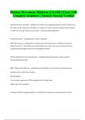 Human Movement Midterm &lpar;USAHS&rpar; Exam with Complete Solutions &vert; Already Passed&vert; Verified