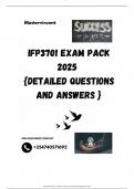 IFP3701 EXAM PACK 2025  &lbrace;DETAILED QUESTIONS AND ANSWERS &rcub;