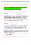 food management exam &lpar;all 100&percnt; correct answers&rpar; Questions And Answers 