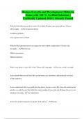 Human Growth and Development Midterm Exam with 100 &percnt; Verified Solutions &vert; Verified& Updated 2024 &vert; Already Passed