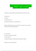 Human Growth and Development Exam 1 with 100 &percnt; Verified Solutions &vert; Verified& Updated 2024 &vert; Already Passed