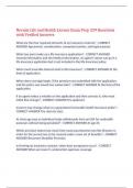 Nevada Life and Health License Exam Prep 329 Questions with Verified Answers&comma;100&percnt; CORRECT
