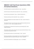 MEDSCI 142 Final Exam Questions With All Solved Solutions&period;