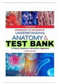 Test Bank - for Understanding Anatomy & Physiology&colon; A Visual&comma; Auditory&comma; Interactive Approach Third Edition by Gale Sloan Thompson&comma; All Chapters &vert;Complete Solution &vert; Guide A&plus;