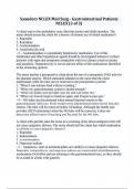 Saunders NCLEX Med Surg - Gastrointestinal Patients NCLEX &lpar;3 of 3&rpar;