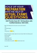 310T Practice Exam &num;2&sol; 136 Questions with Certified Solutions&sol; 2024-2025&period; 