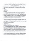 Saunders NCLEX Med-Surg Gastrointestinal Patients NCLEX Exam &lpar;2 of 3&rpar;