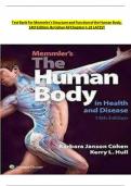 Test Bank For Memmler's Structure and Function of the Human Body&comma; 14th Edition&comma; By Cohen All Chapters 1-21  &vert;&vert;Complete A&plus; Guide