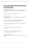 Rx 100 - Epic Willow Inpatient Fundamentals Exam with Answers&period;