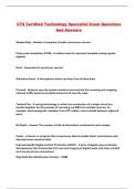CTS Certified Technology Specialist Exam Questions And Answers