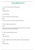 NUR 2058 &lpar; LATEST 2024 &sol; 2025 &rpar; EXAM 1 &vert; WITH 100&percnt; VERIFIED ANSWERS 
