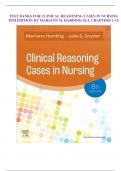 TEST BANKS FOR CLINICAL REASONING CASES IN NURSING 8TH EDITION BY MARIANN M&period; HARDING&sol;ALL CHAPTERS 1-15