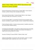 D023 TEST PREP&comma; 2024 WGU Questions And Answers Latest Update