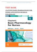 TEST BANK For Clayton&rsquo;s Basic Pharmacology for Nurses 19th Edition Michelle Willihnganz &sol; BEST STUDY GUIDE