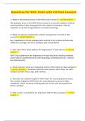 WGU D220 Exams Q & A latest 