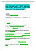 SOUTH CAROLINA LIFE AND HEALTH INSURANCE 2024 EXAM 2 VERSIONS &lpar;VERSION A AND B&rpar; COMPLETE 400 QUESTIONS WITH DETAILED VERIFIED ANSWERS &lpar;100&percnt; CORRECT ANSWERS&rpar; &sol; ALREADY GRADED A&plus;