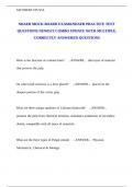 NDAEB MOCK BOARD EXAM&NDAEB PRACTICE TEST QUESTIONS NEWEST COMBO UPDATE WITH MULTIPLE&comma; CORRECTLY ANSWERED QUESTIONS