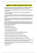 QSEN & NPSG EXAM STUDY SET 