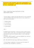 TESTBANK FOR NURSING HEALTH ASSESSMENT A CLINICAL JUDGEMENT APPROACH 4TH EDITION JENSEN&sol;ALL CHAPTERS 1-30