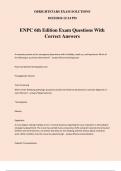 ENPC 6th Edition Exam Questions With Correct Answers