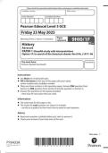 Pearson Edexcel A Level HISTORY Paper 1 option 1f &lpar;9hio-1f&rpar; June 2025 QUESTION PAPER