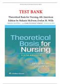 TEST BANK For Theoretical Basis for Nursing&comma; 6th American Edition by Melanie McEwen&semi; Evelyn M&period; Wills&period; &sol; BEST STUDY GUIDE