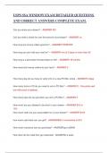 USPS SSA WINDOW EXAM DETAILED QUESTIONS AND C0RRECT ANSWERS COMPLETE EXAM&period;