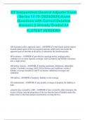 NY Independent General Adjuster Exam  - Series 17-70 &lpar;2024&sol;2025&rpar; Exam  Questions with Correct Detailed  Answers &vert;&vert; Already Graded A&plus; <LATEST VERSION>