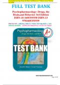 Test Bank for Psychopharmacology&colon; Drugs&comma; the Brain and Behavior 3rd Edition by Jerrold S&period; Meyer & Linda F&period; Quenzer&vert;9781605355559&vert; All Chapters 1-20&vert; LATEST