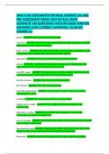 WGU C165 INTEGRATED PHYSICAL SCIENCES OA AND PRE ASSESSMENT EXAM 2024 ACTUAL EXAM COMPLETE 450 QUESTIONS WITH DETAILED VERIFIED ANSWERS &lpar;100&percnt; CORRECT ANSWERS&rpar; &sol;ALREADY GRADED A&plus;