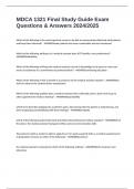 MDCA 1321 Final Study Guide Exam Questions & Answers 2024&sol;2025 