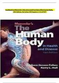 Test Bank For Memmler's The Human Body in Health and Disease 14th Edition &vert;&vert;All Completed Chapters&vert;&vert;A&plus; Guide&period;