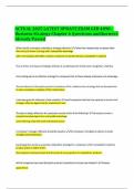 ACTUAL 2025 LATEST UPDATE EXAM GEB 4890 - Business Strategy Chapter 6 Questions andAnswers Already Passed