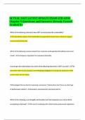 ACTUAL 2025 LATEST UPDATE EXAM GEB 4890 Chapter 9 Questions and Answers Already Passed Graded A&plus;