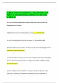 ACTUAL 2025 LATEST UPDATE EXAM GEB3213 Midterm with Questions and Answers Already Graded A&plus;
