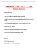 NURS 452 Exam 2 Questions And 100&percnt; Correct Answers