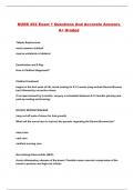 NURS 452 Exam 1 Questions And Accurate Answers A&plus; Graded