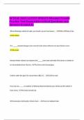 ACTUAL 2025 LATEST UPDATE Missouri Permit Practice Test Exam with verified Questions and Answers Graded A&plus;