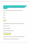 ACTUAL 2025 LATEST UPDATE New York Insurance Laws Exam with verified Questions and Answers Rated A&plus;