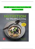Test Bank For Nutrition For Healthy Living 6th Edition By Wendy Schiff&comma; Traci L&period; Keck Chapter 1-13