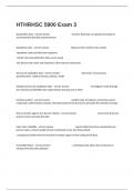 HTHRHSC 5900 Exam 3 Complete Questions With Well Elaborated Answers Graded A&plus;&comma;