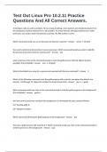 Test Out Linux Pro 10&period;2&period;11 Practice Questions And All Correct Answers&period;