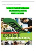 Principles of Cost Accounting 17th Edition Edward J Vanderbeck Maria R Mitchell- Test Bank
