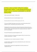 ACTUAL 2025 LATEST UPDATE Cellular Respiration POGIL &vert; Exam With Questions & 100&percnt; Correct Answers &lpar;GRADED A&plus;&rpar; WITH 100&percnt; PASS